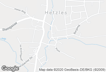 Karte mit Standort von Bäckerei Mehl