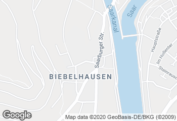 Karte mit Standort von Biebelhausener Mühle GmbH & Co. KG