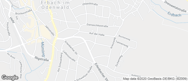 Karte mit Standort von Bäckerei Fröhlich  KG