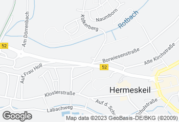 Karte mit Standort von Dietz - der frische Bäcker GmbH & Co. KG