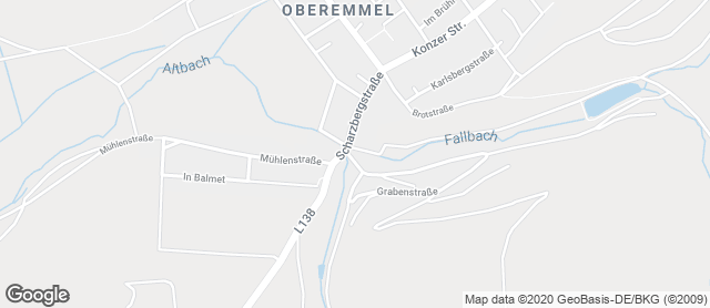 Karte mit Standort von Bäckerei Baasch