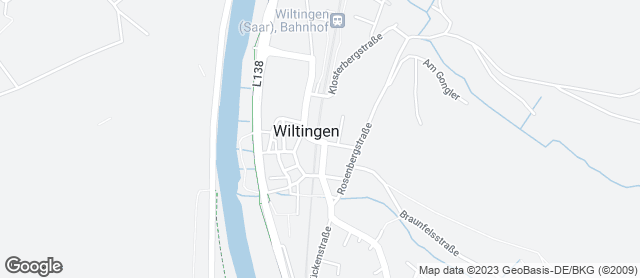 Karte mit Standort von Bäckerei Baasch