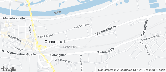 Karte mit Standort von Marktbäckerei Gerd und Stefan Fuchs GmbH & Co KG