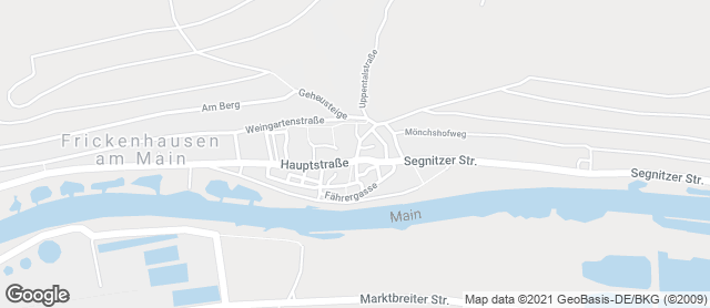 Karte mit Standort von Bäckerei Günther Stephan