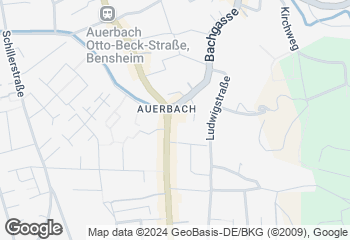 Karte mit Standort von Backparadies Hug