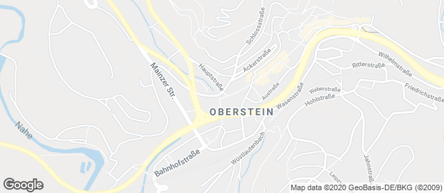 Karte mit Standort von Bäckerei Jost GmbH Filiale Bistro auf der Idar