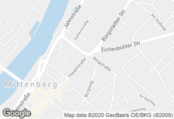 Karte mit Standort von Cafe B    Der Bäcker Bundschuh