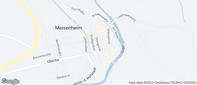 Karte mit Standort von Meisenheimer Brotmanufaktur KG