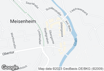 Karte mit Standort von Meisenheimer Brotmanufaktur KG