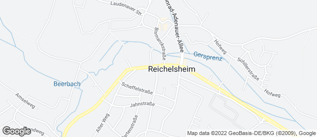 Karte mit Standort von Bäckerei Friedrich GmbH