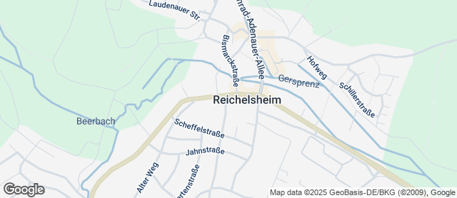 Karte mit Standort von Bäckerei Friedrich GmbH