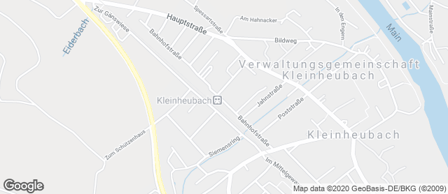 Karte mit Standort von Der Brotmacher Kleinheubach