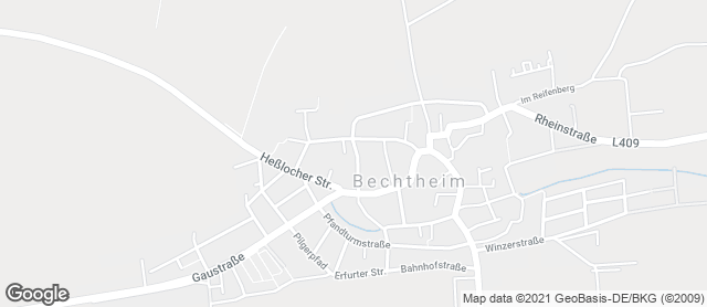 Karte mit Standort von Bäckerei Tempel