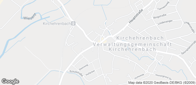 Karte mit Standort von Bäckerei Hofmann