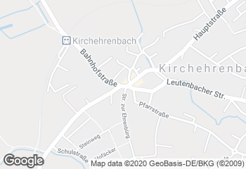 Karte mit Standort von Bäckerei Hofmann