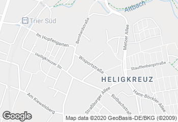Karte mit Standort von Dietz - der frische Bäcker GmbH & Co. KG