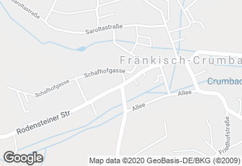Karte mit Standort von Bäckerei Horn