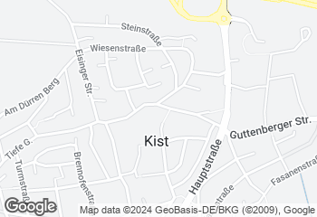 Karte mit Standort von Marktcafé Brandstetter Filiale Kist
