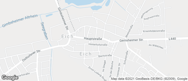 Karte mit Standort von Bäckerei Reuther