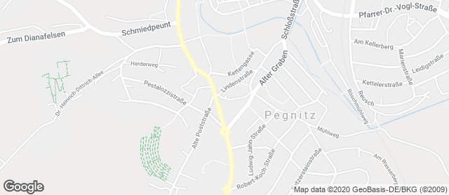 Karte mit Standort von Bäckerei Schorner e.K.