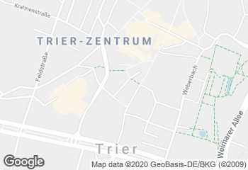 Karte mit Standort von Bäckerei Frick Wochenmarkt Trier