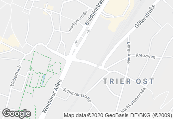Karte mit Standort von Großbäckerei Moback GmbH