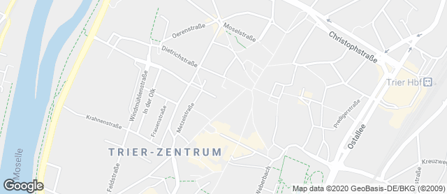 Karte mit Standort von Großbäckerei Moback GmbH