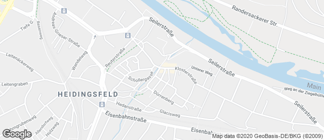 Karte mit Standort von Bäckerei Roth