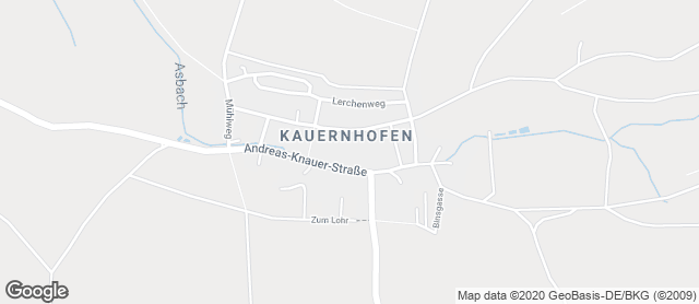 Karte mit Standort von Bäckerei Thaler