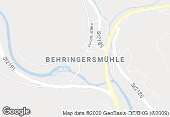 Karte mit Standort von Bäckerei Brandes 4-Täler-Beck