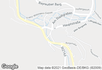 Karte mit Standort von Bäckerei Frosch