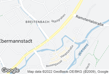 Karte mit Standort von Bäckerei Der Beck GmbH