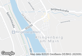 Karte mit Standort von Bäckerei Endres