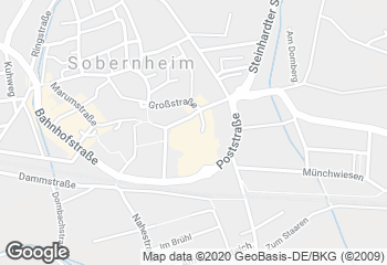 Karte mit Standort von Bäckerei "Die Lohners" - Bad Sobernheim