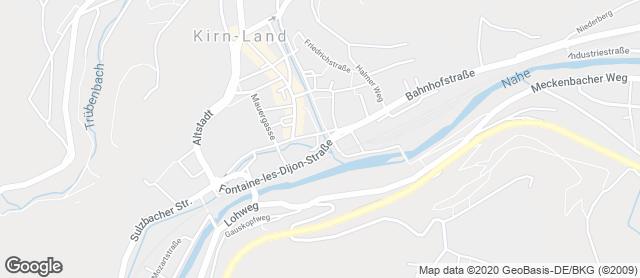 Karte mit Standort von Bäckerei Jens Fickinger