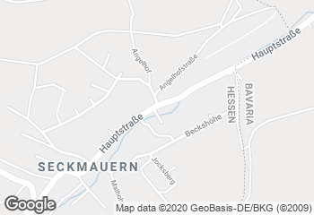 Karte mit Standort von Bäckerei Hillerich