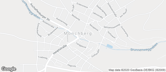 Karte mit Standort von Der Brotmacher Mönchberg