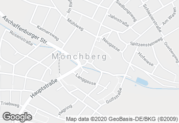 Karte mit Standort von Der Brotmacher Mönchberg