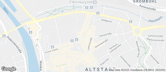 Karte mit Standort von Marktcafé Brandstetter Filiale Kaiserstrasse