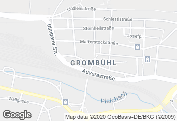 Karte mit Standort von Marktcafé Brandstetter Filiale Grombühl