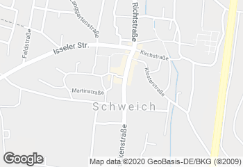 Karte mit Standort von Bäckerei Wintrich