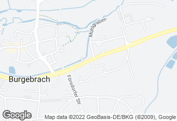 Karte mit Standort von Bäckerei Burkard GmbH Kornmühle