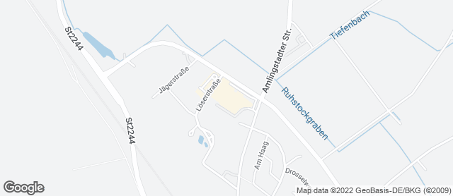 Karte mit Standort von Bäckerei Burkard GmbH im Rewe Markt