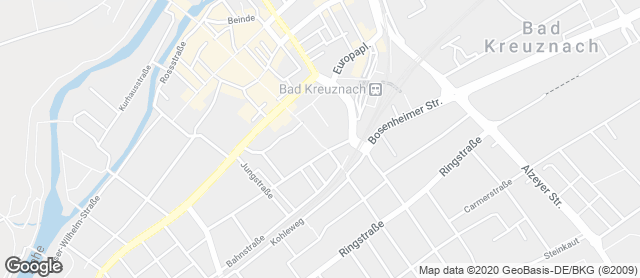 Karte mit Standort von Bäckerei "Die Lohners" - Bad Kreuznach