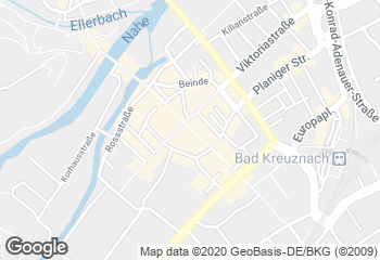 Karte mit Standort von Backhaus Schrey