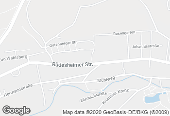 Karte mit Standort von Bäckerei "Die Lohners" - Bad Kreuznach
