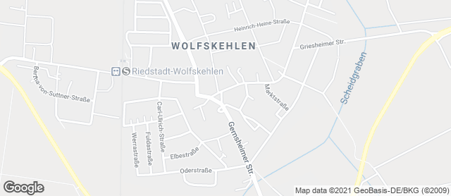 Karte mit Standort von Bäckerei Ewald