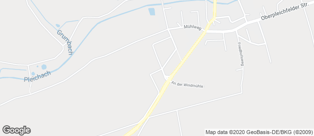 Karte mit Standort von Bäckerei Schmitt GmbH Filiale im Netto Unterpleichfeld