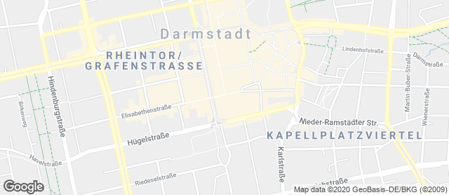 Karte mit Standort von biokaiser Darmstadt