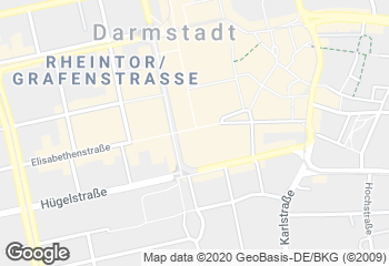 Karte mit Standort von biokaiser Darmstadt